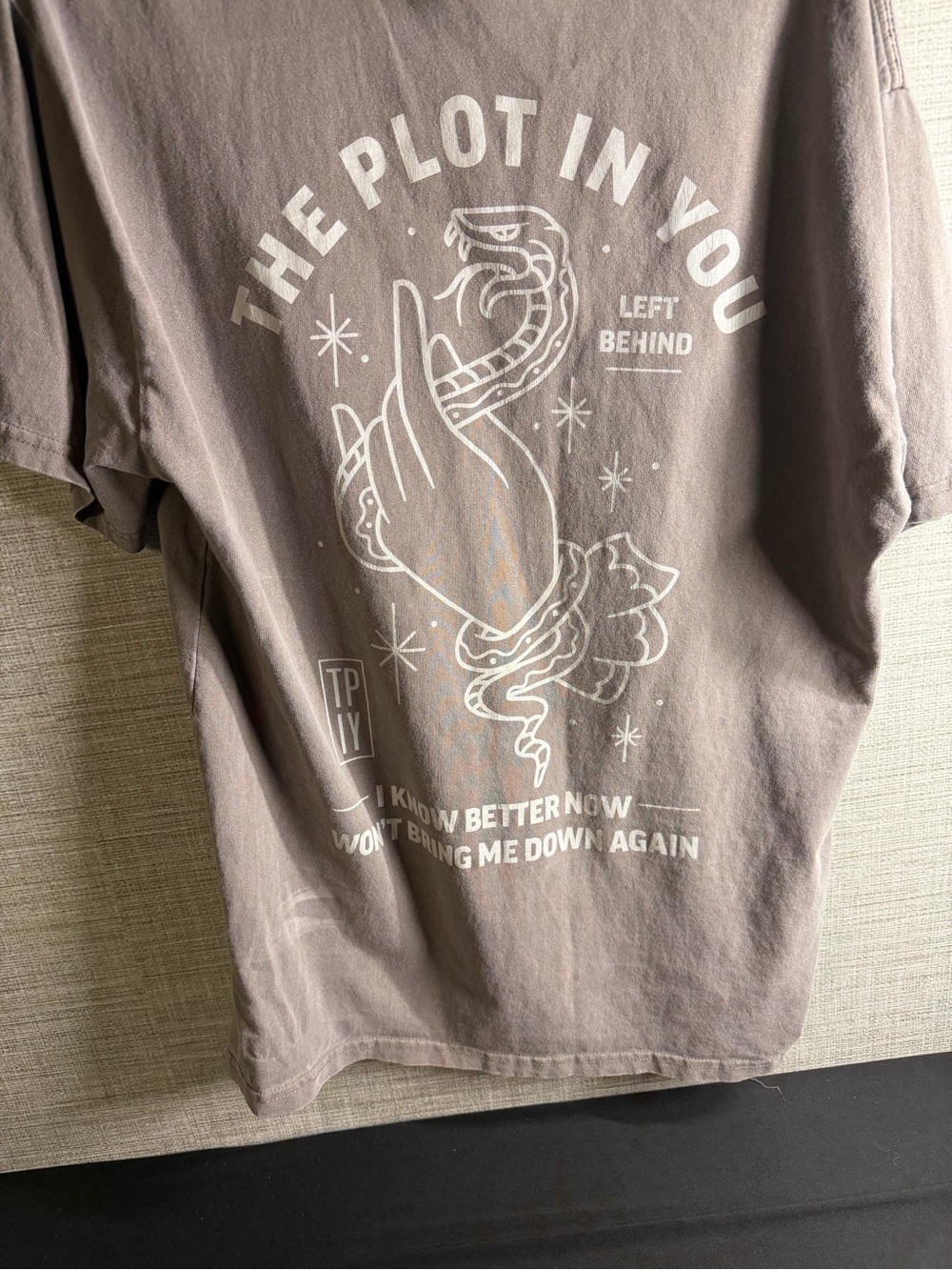 Men's Short-Sleeve Graphic Tee in Taupe - Picture 4 of 4